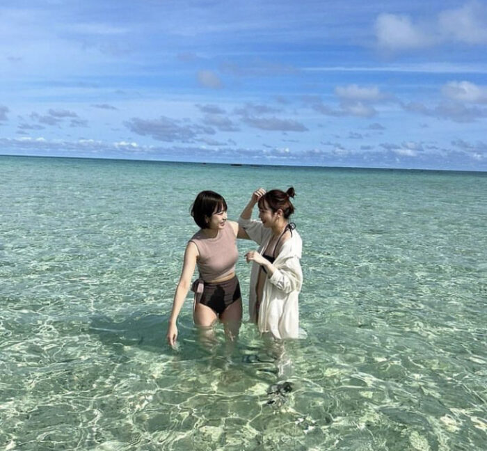 さやべび 水着